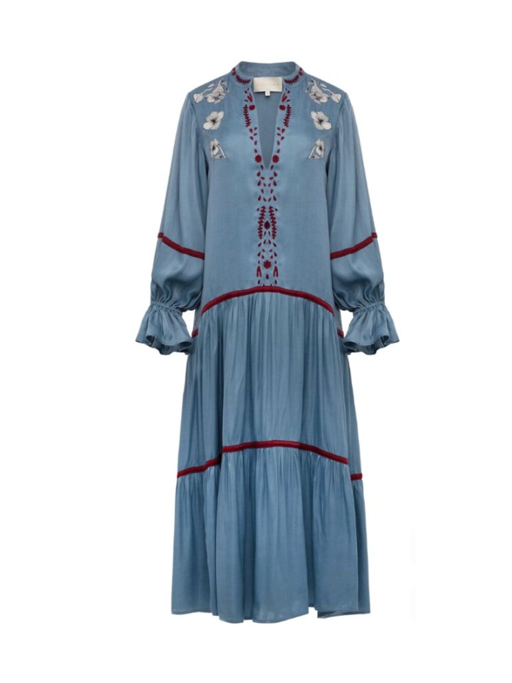 Carolina K Dom Tiered Maxi Dress